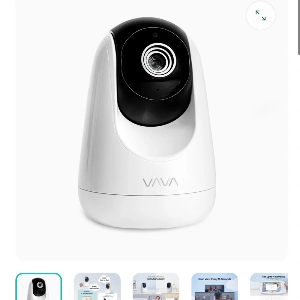 VAVA White Video Camera